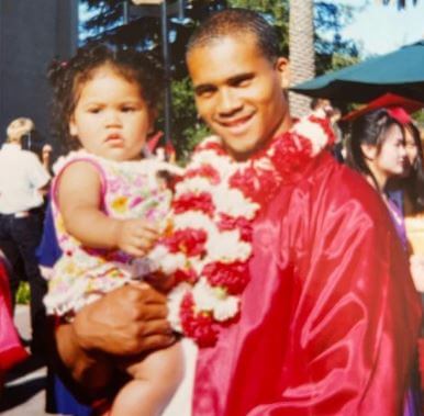 Throwback picture of Johnny Harper with his daughter Saweetie.
